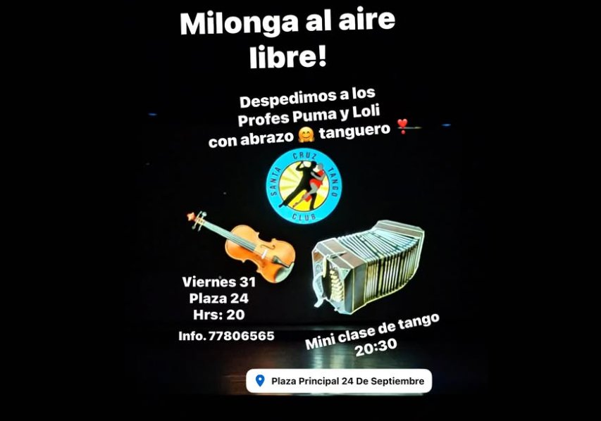 Milonga al aire libre